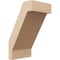 Ekena Millwork 5-inch W x 6-inch D x 10-inch H Burlington Rough Cedar Woodgrain TimberThane Knee Brace, Primed BRCUR05X06X10BURRCPR - alternate 1